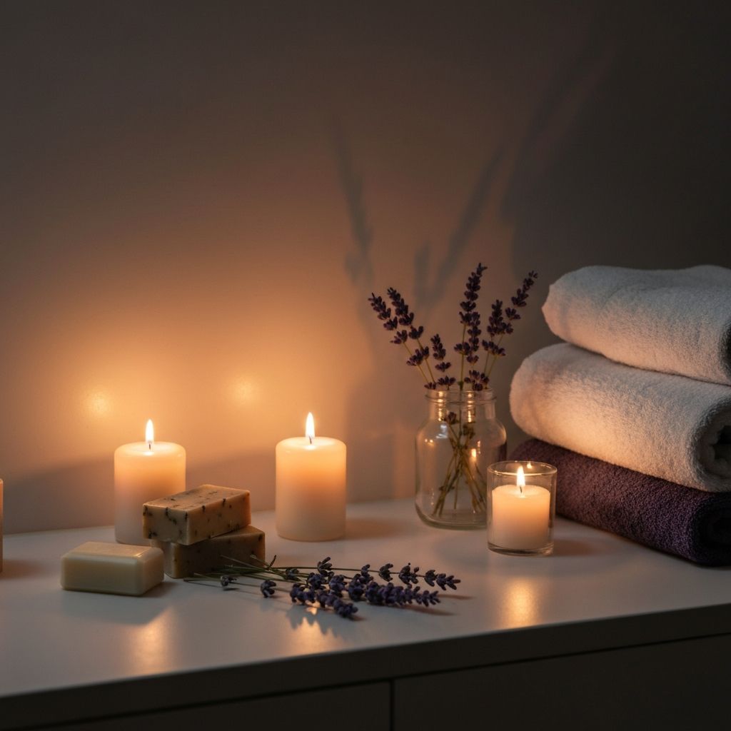 Ambiente relajante para rutina nocturna